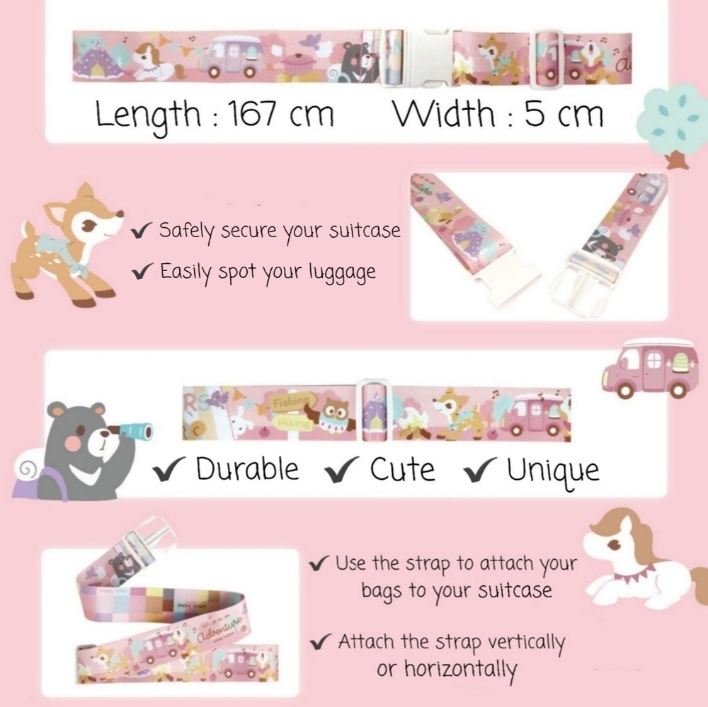 Corgi Travel Suitcase Luggage Straps - Picture 2 of 8